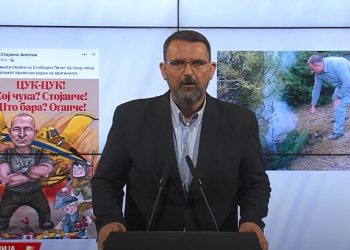 Стоилковски: Македонија гори, Стојанче се фали со цртежи