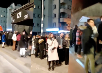 ВИДЕО Што има у Станица бе, Цецa да не доаѓа? Koлона на луѓе чекаат за влез во ноќниот клуб
