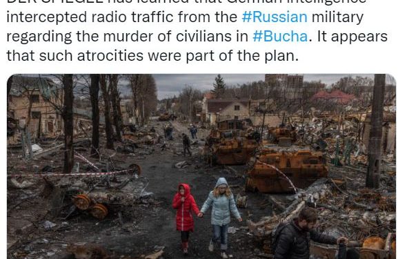 Германија пресретна комуникација со која се докажува злосторството во Буча