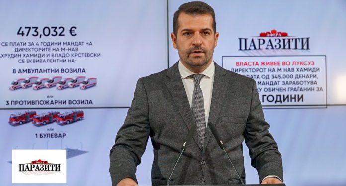 ВМРО-ДПМНЕ: Афера „Паразити“, Кире Наумов со плата од 2.500 евра, Славко Пројковски со над 6.000 евра…