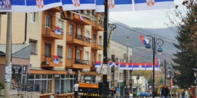 Тензично на северот на Косово