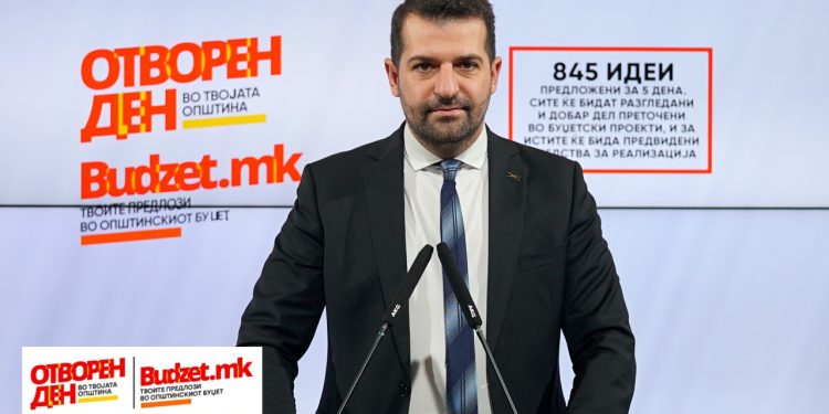 Томовски: Собрание се 845 идеи од граѓани