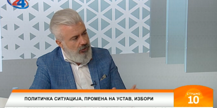 Тасев за „Студио 10“: СДСМ и ДУИ го уриваат угледот за Европската Унија