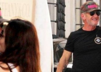 Шон Пен фатен со 20 години помлада девојка – бакнежи со Олга во Рим