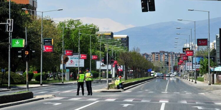 Протест од 9 часот, центарот на Скопје под сообраќаен режим