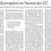 Германски ФАЦ со насловна за Македонија: Корупција на Владата во име на ЕУ