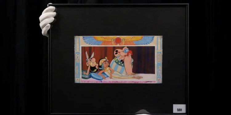 Оригиналната корица на стрипот за Астерикс нема купувач по жалбата од ќерката на Удерзо