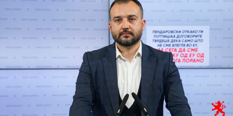 Лефков: Пендаровски откако ги потпишаа договорите тврдеше дека само што не сме влегле во ЕУ, за сега да сме подалеку од ЕУ од било кога порано