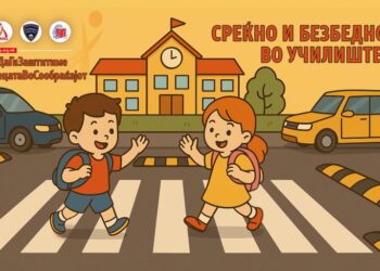 Почетокот на учебната година е нашиот повик „Да ги заштитиме децата во сообраќајот“!