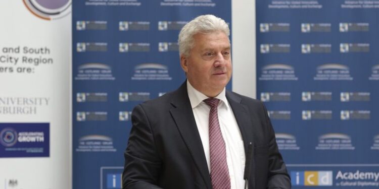 Поранешниот Претседател Иванов се обрати на сесија во Парламентот на Шкотска