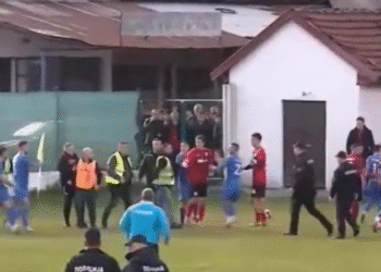 Член од обезбедувањето на Шкендија Арачиново заврши во притвор, откако нападна фудбалер на Брегалница Штип