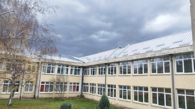 Нова кровна конструкција во ООУ „Св. Климент Охридски“ – Битола