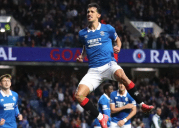 (Видео) Сега се ќе биде полесно: Бојан Миовски го постигна својот прв гол за Глазгов Ренџерс