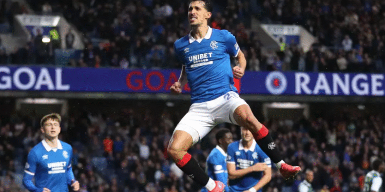 (Видео) Сега се ќе биде полесно: Бојан Миовски го постигна својот прв гол за Глазгов Ренџерс