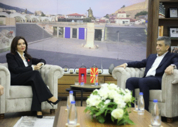 Меџити ја пречека Елиса Спиропали во Чаир – фокус на регионалната соработка