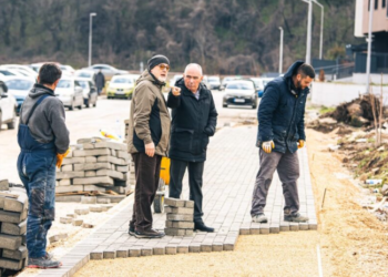 Коњановски изврши увид во изградбата на новата улица во Старата касарна