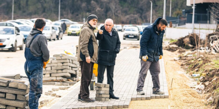Коњановски изврши увид во изградбата на новата улица во Старата касарна