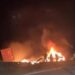 Трагедија кај Радишани: Автомобил се запали по судир со камион, четворица мртви