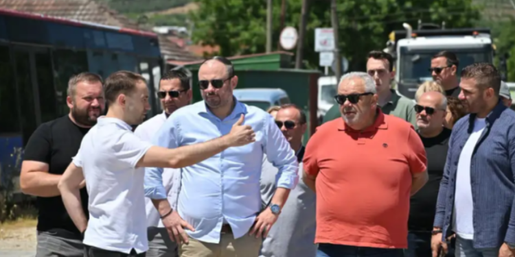 Ѓорѓиевски: Целосно ја обновуваме улицата за првпат од нејзината изградба