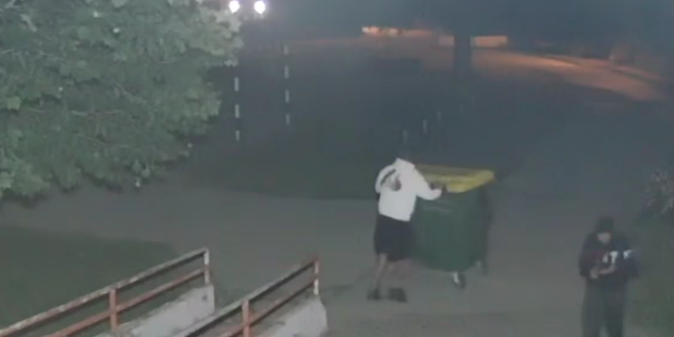 Вандализам во училишен двор во Аеродром: Градоначалникот објави снимка од надзорни камери